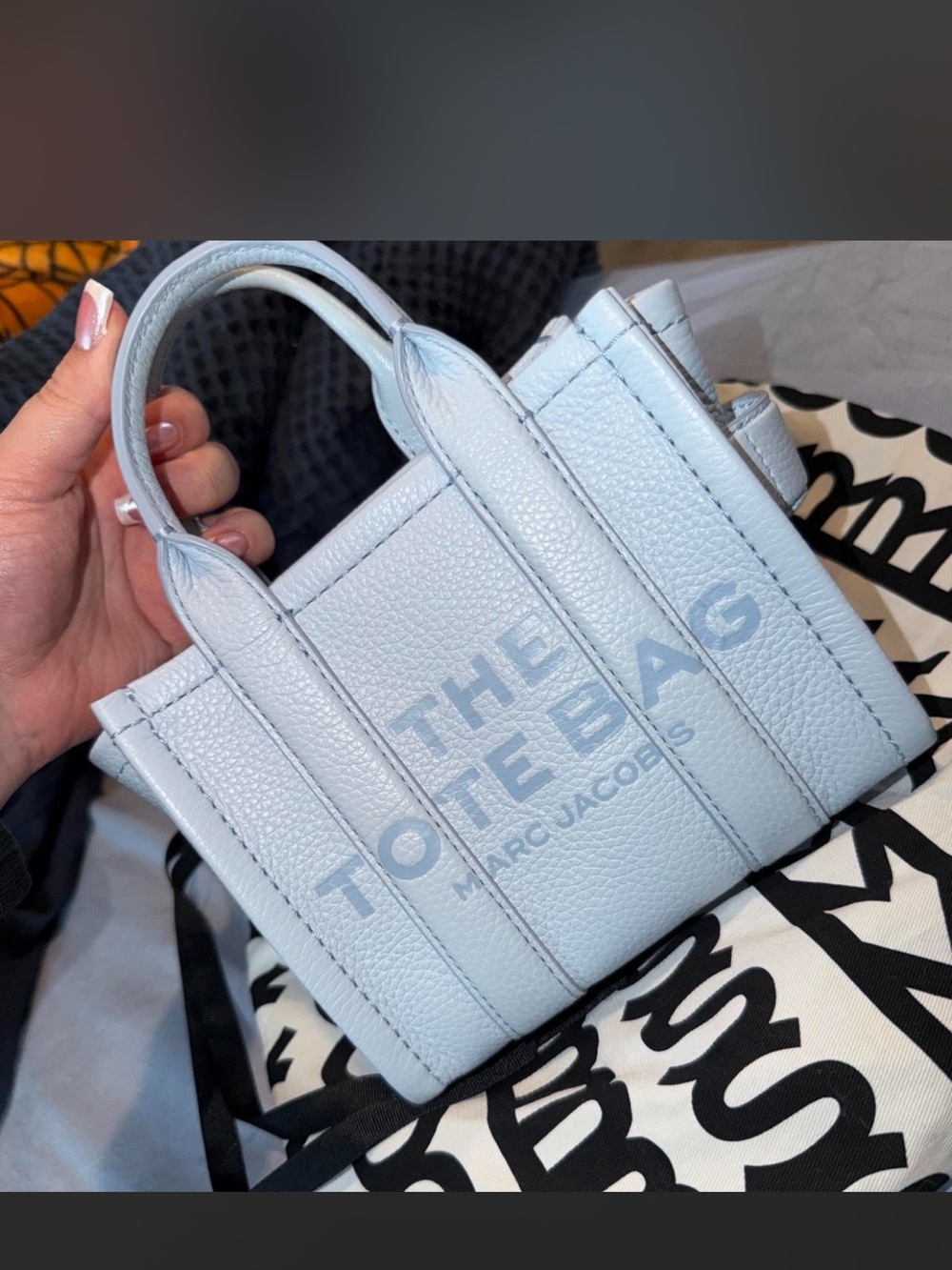 Marc Jacobs Small The Tote Bag in Pale Blue